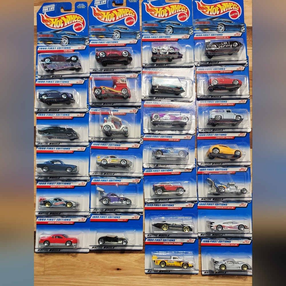 HOT WHEELS 1999 First Editions Full Set of 26